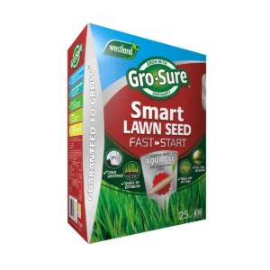 Gro-Sure Smart Lawn Seed with Aqua Gel 1kg - Covers 25m² Fast Germination