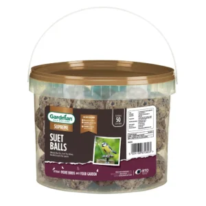 Gardman Premium Suet Fat Balls for Wild Birds - Tub of 50