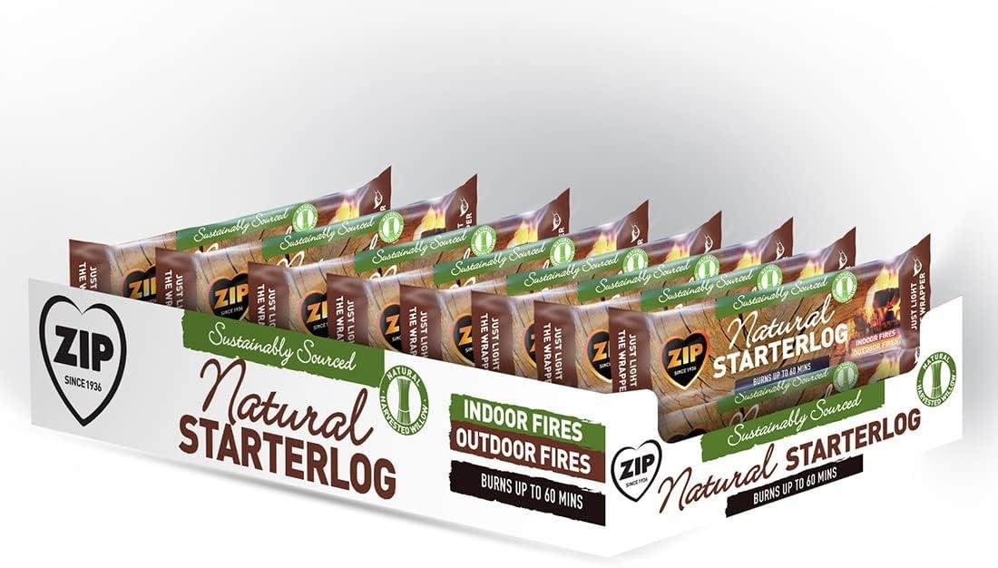 Zip natural starter log