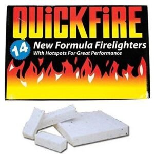 Quickfire Firelighters with Hotspots Technology - Fast Ignition