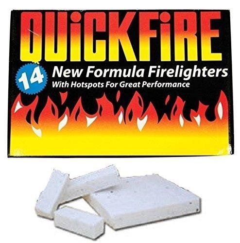 Quickfire Firelighters with Hotspots Technology - Fast Ignition