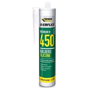 Everbuild Everflex 450 Premium Neutral Cure Silicone Sealant - Grey