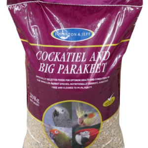 Johnston & Jeff Cockatiel and Large Parakeet Mix 20kg - Premium Nutrient-Rich Bird Seed
