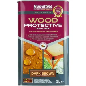 Barrettine Wood Protective Treatment Dark Brown 5L