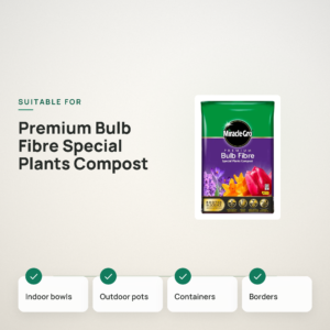 Miracle-Gro Premium Bulb Fibre Special Plants Compost 20L - suitable for
